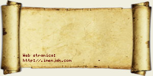 Danica Vojinović vizit kartica